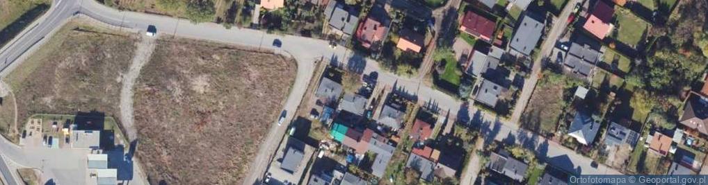Zdjęcie satelitarne Piesza ul.