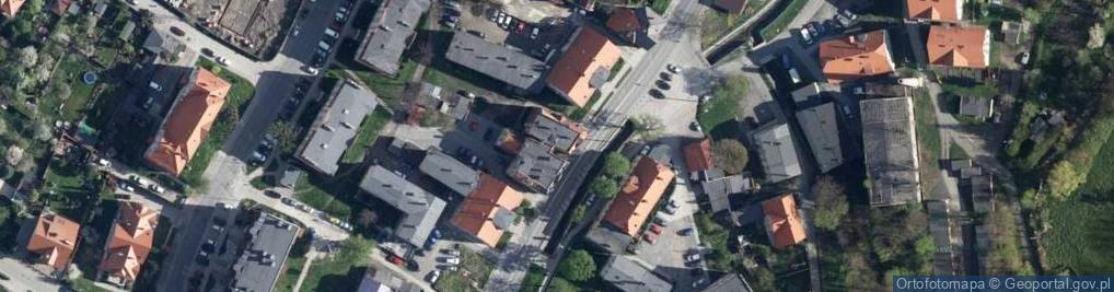 Zdjęcie satelitarne Piastowska ul.