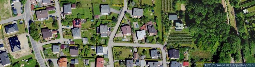 Zdjęcie satelitarne Pierwiosnków ul.