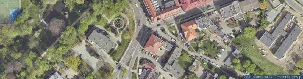 Zdjęcie satelitarne Piastowska ul.