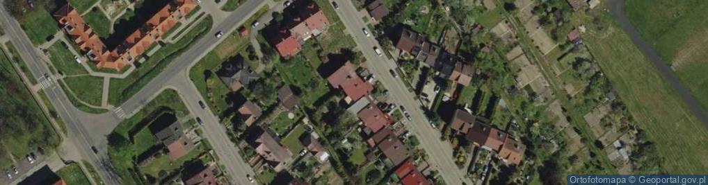 Zdjęcie satelitarne Pierwszej Brygady ul.