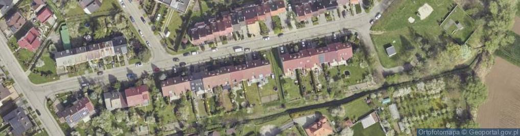 Zdjęcie satelitarne Pierwszej Brygady ul.