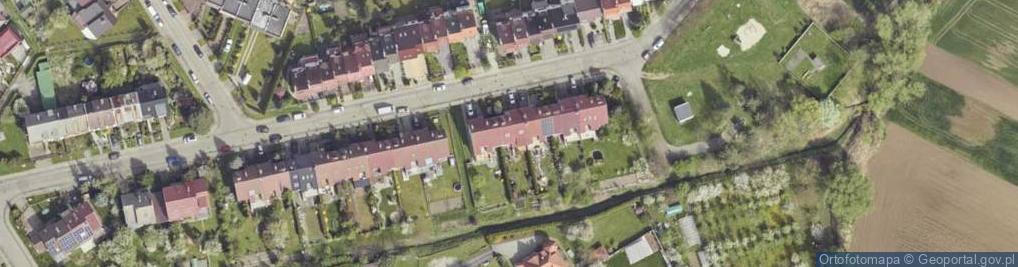Zdjęcie satelitarne Pierwszej Brygady ul.