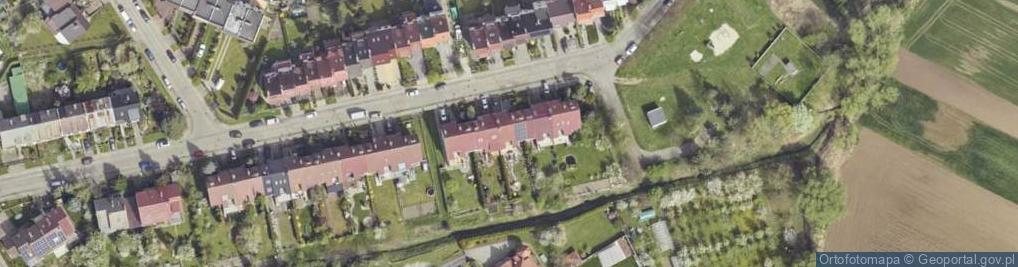 Zdjęcie satelitarne Pierwszej Brygady ul.