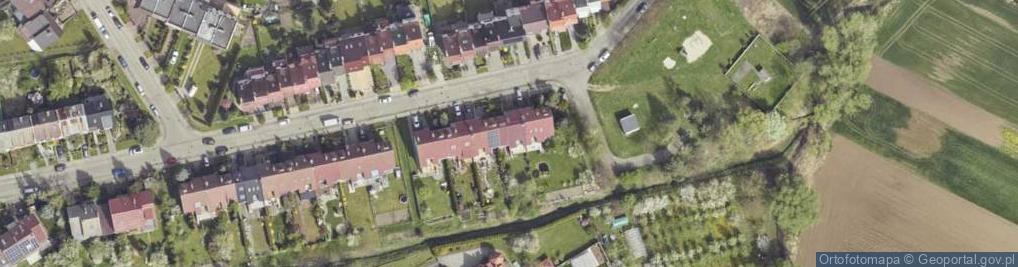 Zdjęcie satelitarne Pierwszej Brygady ul.