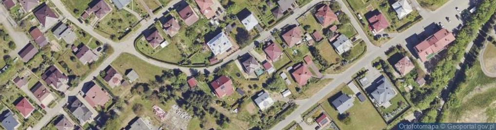 Zdjęcie satelitarne Piękna ul.