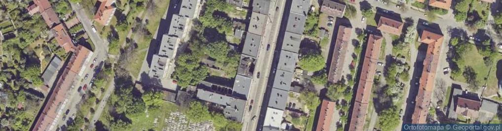 Zdjęcie satelitarne Piekarska ul.