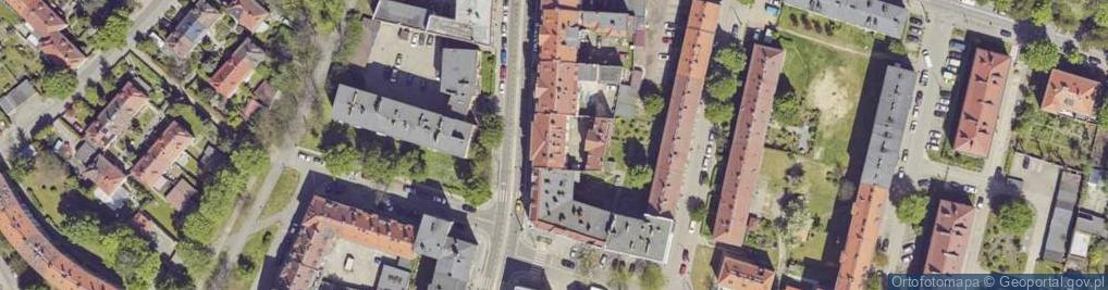 Zdjęcie satelitarne Piekarska ul.