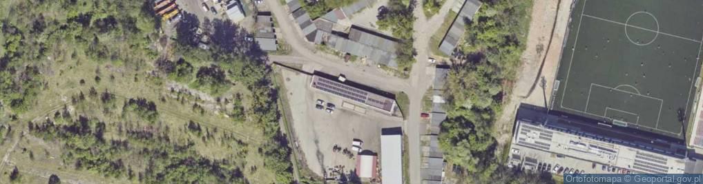 Zdjęcie satelitarne Piłkarska ul.