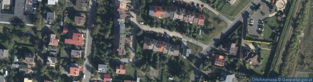 Zdjęcie satelitarne Piękna ul.