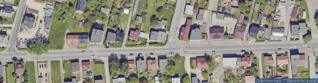 Zdjęcie satelitarne Piastowska ul.