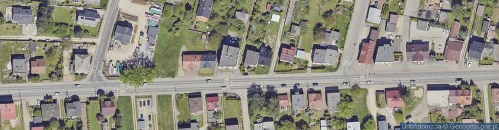 Zdjęcie satelitarne Piastowska ul.