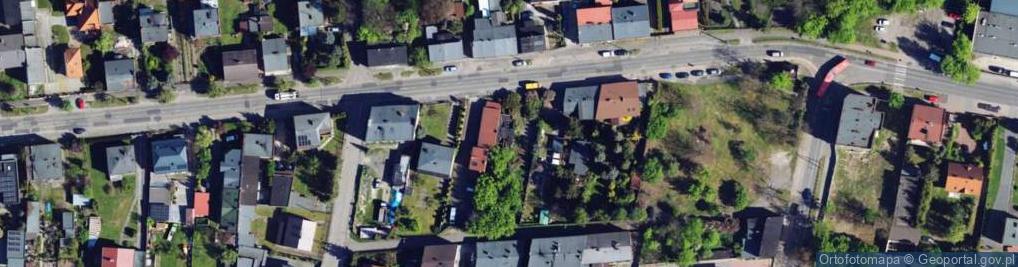 Zdjęcie satelitarne Piastowska ul.