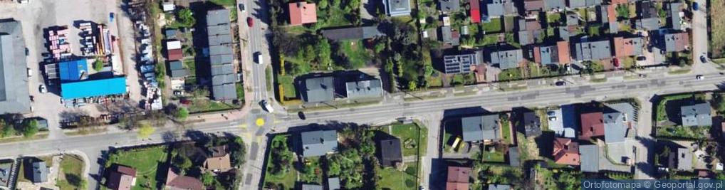 Zdjęcie satelitarne Piastowska ul.