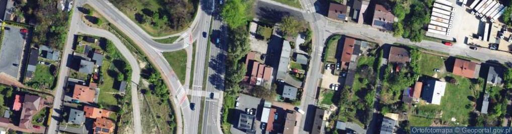 Zdjęcie satelitarne Piastowska ul.