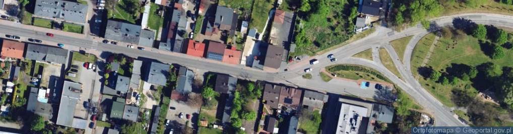 Zdjęcie satelitarne Piastowska ul.