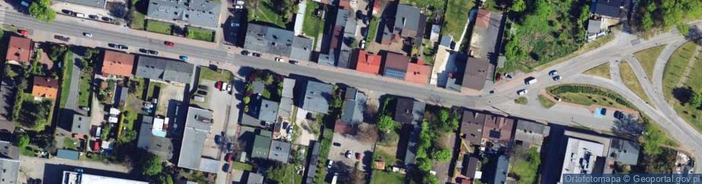 Zdjęcie satelitarne Piastowska ul.