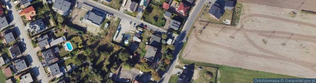 Zdjęcie satelitarne Piotrkowicka ul.