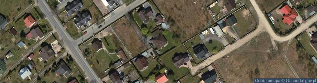 Zdjęcie satelitarne Piękna ul.