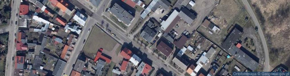 Zdjęcie satelitarne Pierwszej Brygady ul.