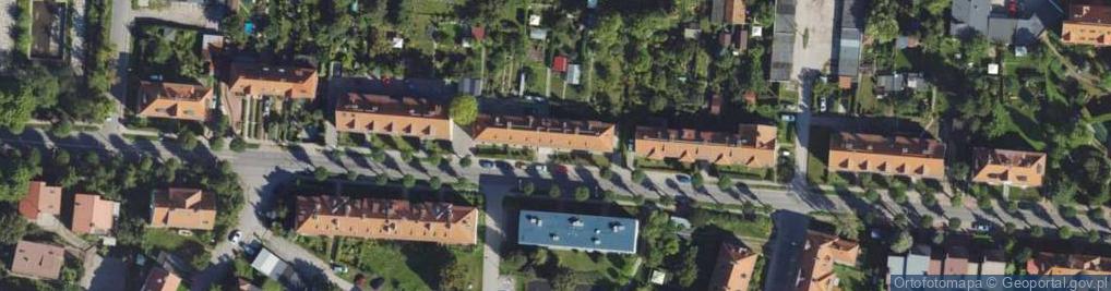 Zdjęcie satelitarne Pionierska ul.