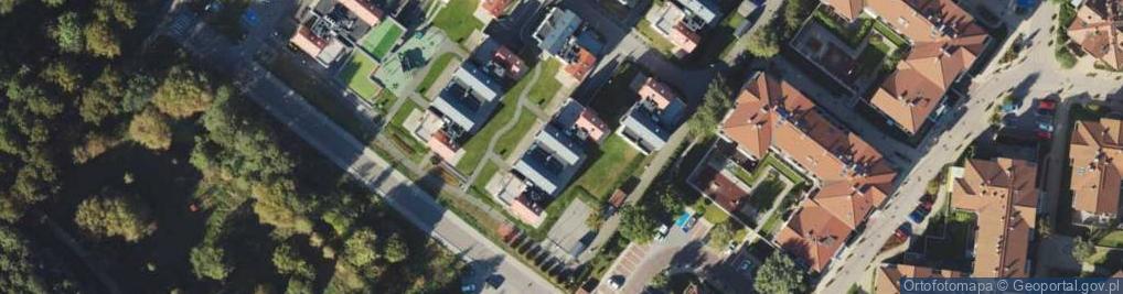 Zdjęcie satelitarne Piastowska ul.