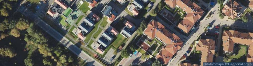 Zdjęcie satelitarne Piastowska ul.