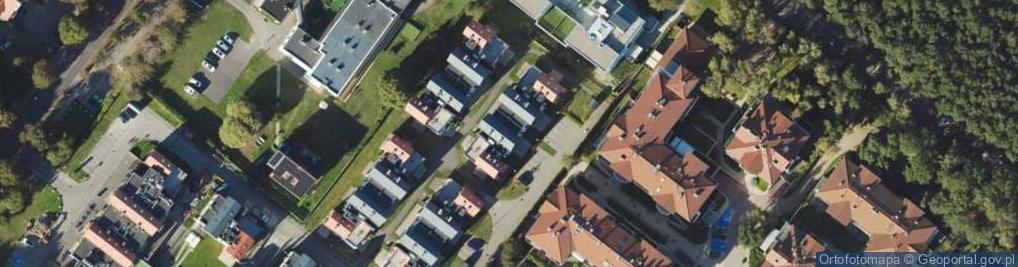 Zdjęcie satelitarne Piastowska ul.