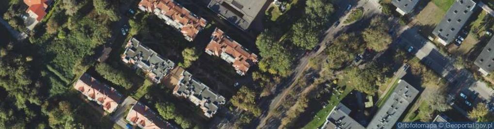 Zdjęcie satelitarne Piastowska ul.