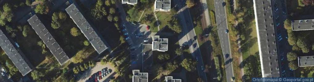 Zdjęcie satelitarne Piastowska ul.