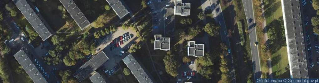 Zdjęcie satelitarne Piastowska ul.