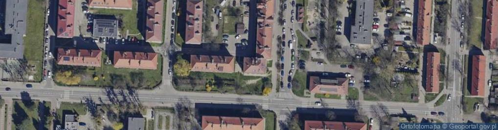 Zdjęcie satelitarne Piastowska ul.