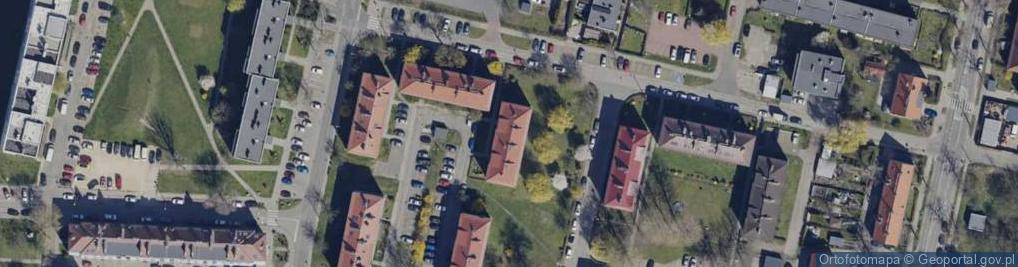 Zdjęcie satelitarne Piastowska ul.