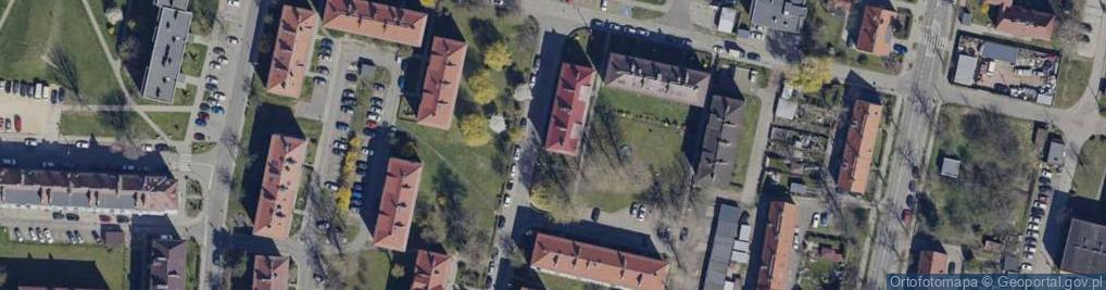 Zdjęcie satelitarne Piastowska ul.