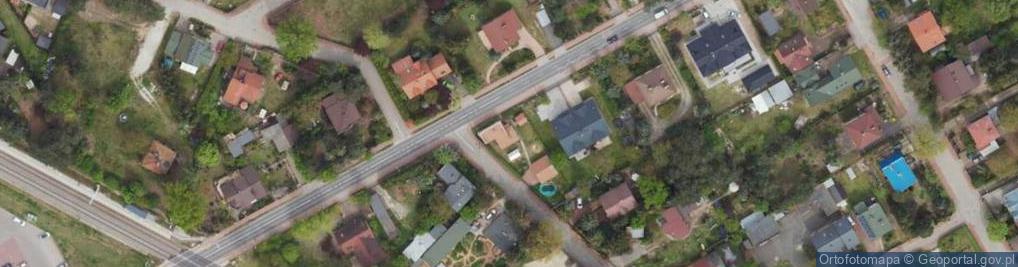 Zdjęcie satelitarne Piaskowa ul.