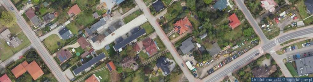 Zdjęcie satelitarne Piękna ul.