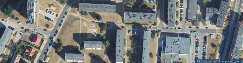 Zdjęcie satelitarne Piaskowa ul.