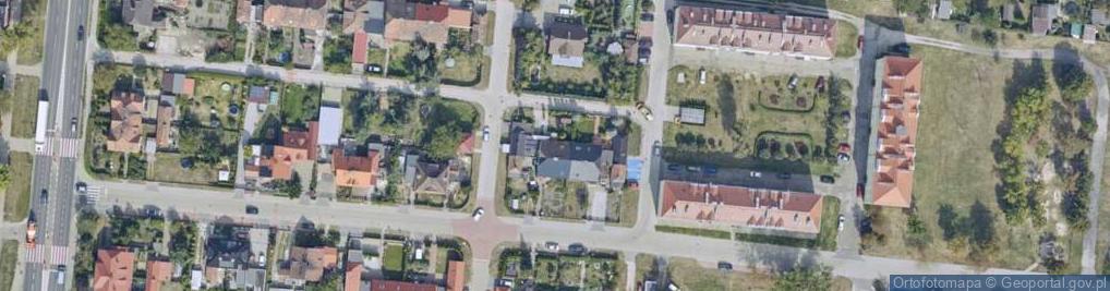 Zdjęcie satelitarne Piękna ul.