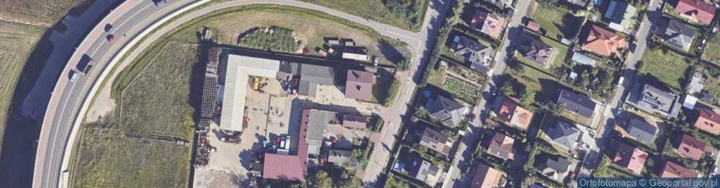 Zdjęcie satelitarne Piastowska ul.