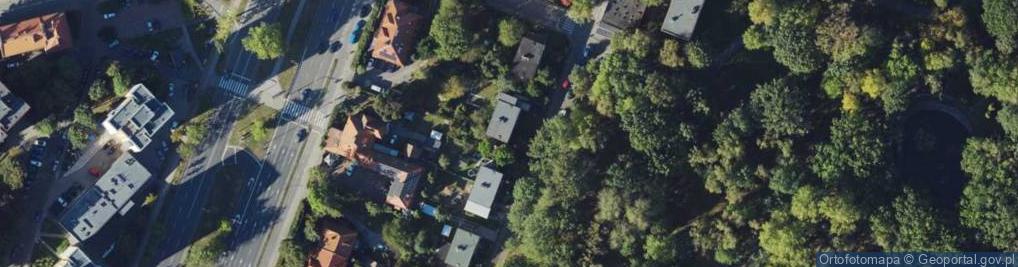 Zdjęcie satelitarne Piękna ul.