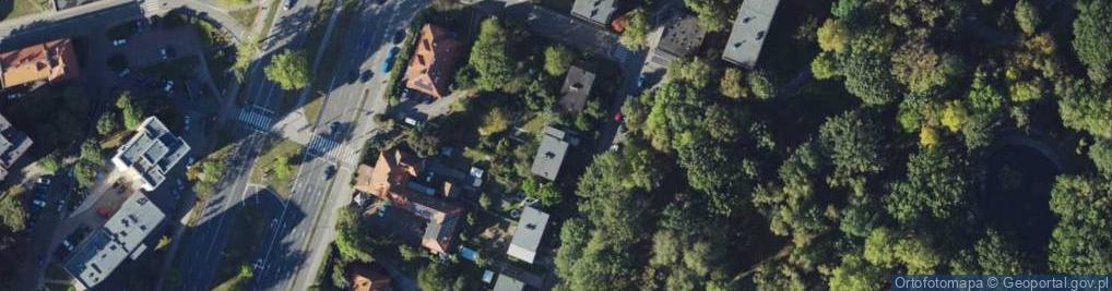 Zdjęcie satelitarne Piękna ul.