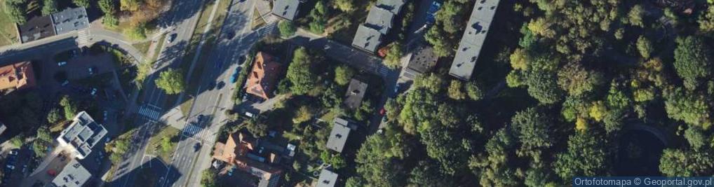 Zdjęcie satelitarne Piękna ul.