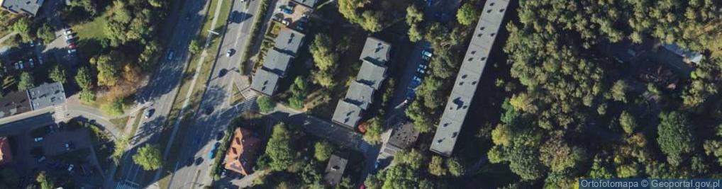 Zdjęcie satelitarne Piękna ul.