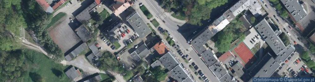 Zdjęcie satelitarne Piastowska ul.