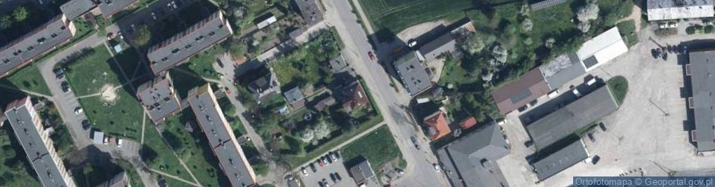 Zdjęcie satelitarne Piastowska ul.