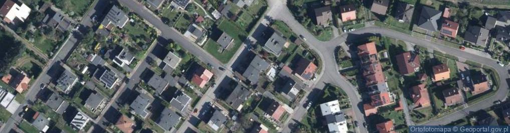 Zdjęcie satelitarne Piękna ul.
