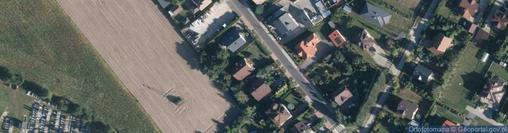 Zdjęcie satelitarne Piękna ul.