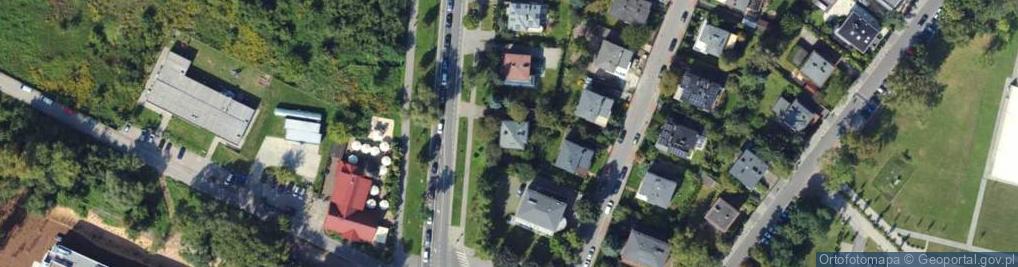 Zdjęcie satelitarne Piastowska ul.