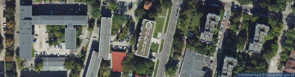 Zdjęcie satelitarne Piastowska ul.