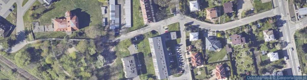 Zdjęcie satelitarne Piastowska ul.